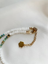 Load image into Gallery viewer, Kaklarota ar Mēness akmeni, Tirkīzu, Turmalīnu