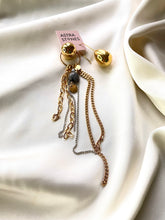 Load image into Gallery viewer, Asimetriski auskari ar Sienītu