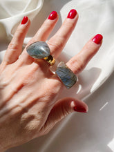 Load image into Gallery viewer, Gredzens ar Labradorītu