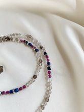 Load image into Gallery viewer, Kaklarota ar Dūmkvarcu, Lazurītu, Rubīnu