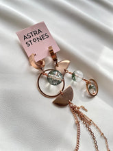 Load image into Gallery viewer, Asimetriski auskari ar Kvarcu