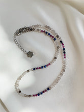 Load image into Gallery viewer, Kaklarota ar Dūmkvarcu, Lazurītu, Rubīnu