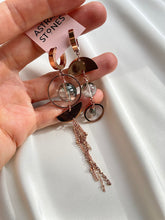 Load image into Gallery viewer, Asimetriski auskari ar Kvarcu