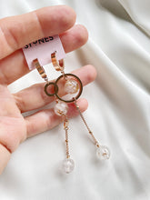 Load image into Gallery viewer, Asimetriski auskari ar Kvarcu