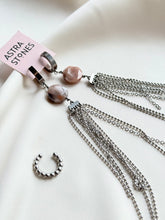 Load image into Gallery viewer, Auskari ar Kvarcu un manžeti