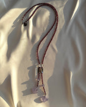 Load image into Gallery viewer, Kaklarota kulons ar Granātu, Fluorītu