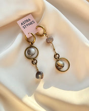 Load image into Gallery viewer, Asimetriski auskari ar Ahātu