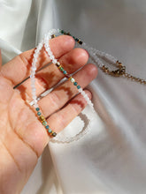 Load image into Gallery viewer, Kaklarota ar Mēness akmeni, Tirkīzu, Turmalīnu