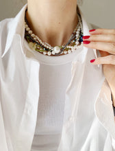 Load image into Gallery viewer, Kaklarota ar Pērlēm, Akmeņu MIX