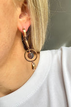 Load image into Gallery viewer, Asimetriski auskari ar Ahātu