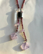 Load image into Gallery viewer, Kaklarota kulons ar Granātu, Fluorītu