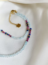 Load image into Gallery viewer, Kaklarota ar Topāzu, Lazurīru, Rubīnu