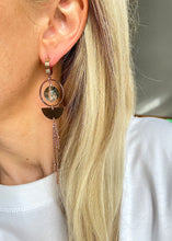 Load image into Gallery viewer, Asimetriski auskari ar Kvarcu