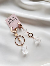 Load image into Gallery viewer, Asimetriski auskari ar Kvarcu