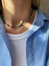 Load image into Gallery viewer, Kaklarota ar Malahītu, Granātu, Citrīnu