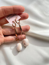 Load image into Gallery viewer, Asimetriski auskari ar Ahātu