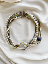Load image into Gallery viewer, Kaklarota ar Pērlēm, Akmeņu MIX