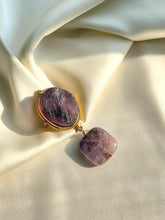 Load image into Gallery viewer, Piespraude ar Fluorītu, Ametistu