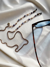 Load image into Gallery viewer, Briļļu ķēdīte ar Pērlēm, Sodalītu