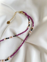 Load image into Gallery viewer, Kaklarota ar Rubīnu, Opālu, Turmalīnu