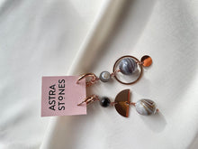 Load image into Gallery viewer, Asimetriski auskari ar Ahātu