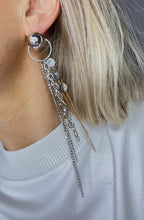 Load image into Gallery viewer, Asimetriski auskari ar Sienītu