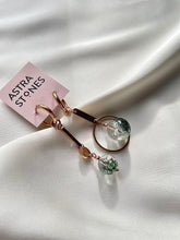Load image into Gallery viewer, Asimetriski auskari ar Kvarcu