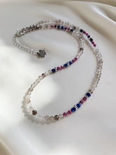 Load image into Gallery viewer, Kaklarota ar Dūmkvarcu, Lazurītu, Rubīnu