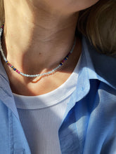 Load image into Gallery viewer, Kaklarota ar Topāzu, Lazurīru, Rubīnu