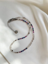 Load image into Gallery viewer, Kaklarota ar Dūmkvarcu, Lazurītu, Rubīnu