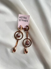 Load image into Gallery viewer, Asimetriski auskari ar Ahātu