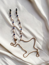 Load image into Gallery viewer, Briļļu ķēdīte ar Pērlēm, Sodalītu