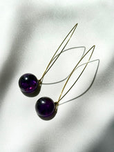 Load image into Gallery viewer, Auskari ar Ametistu