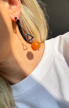 Load image into Gallery viewer, Asimetriski auskari ar Dzintaru