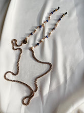 Load image into Gallery viewer, Briļļu ķēdīte ar Pērlēm, Sodalītu