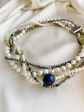 Load image into Gallery viewer, Kaklarota ar Pērlēm, Akmeņu MIX