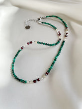 Load image into Gallery viewer, Kaklarota ar Malahītu, Granātu, Citrīnu