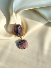 Load image into Gallery viewer, Piespraude ar Fluorītu, Ametistu