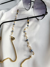 Load image into Gallery viewer, Briļļu ķēdīte ar Pērlēm, Sodalītu