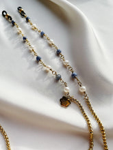Load image into Gallery viewer, Briļļu ķēdīte ar Pērlēm, Sodalītu