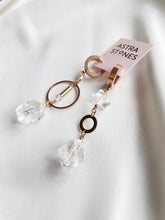 Load image into Gallery viewer, Asimetriski auskari ar Kvarcu