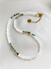 Load image into Gallery viewer, Kaklarota ar Mēness akmeni, Tirkīzu, Turmalīnu