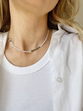 Load image into Gallery viewer, Kaklarota ar Mēness akmeni, Tirkīzu, Turmalīnu