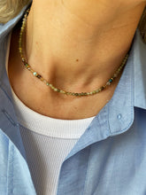 Load image into Gallery viewer, Kaklarota ar Granātu, Tirkīzu, Citrīnu