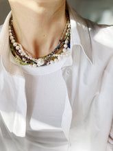 Load image into Gallery viewer, Kaklarota ar Pērlēm, Akmeņu MIX