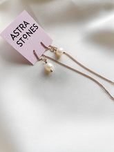 Load image into Gallery viewer, Ķēdīšu auskari ar Pērlēm