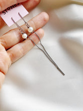 Load image into Gallery viewer, Ķēdīšu auskari ar Pērlēm