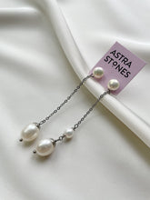 Load image into Gallery viewer, Asimetriski auskari ar Pērlēm