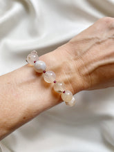 Load image into Gallery viewer, Rokassprādze ar Ahātu, Obsidiānu, Granātu