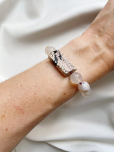 Load image into Gallery viewer, Rokassprādze ar Ahātu, Obsidiānu, Granātu